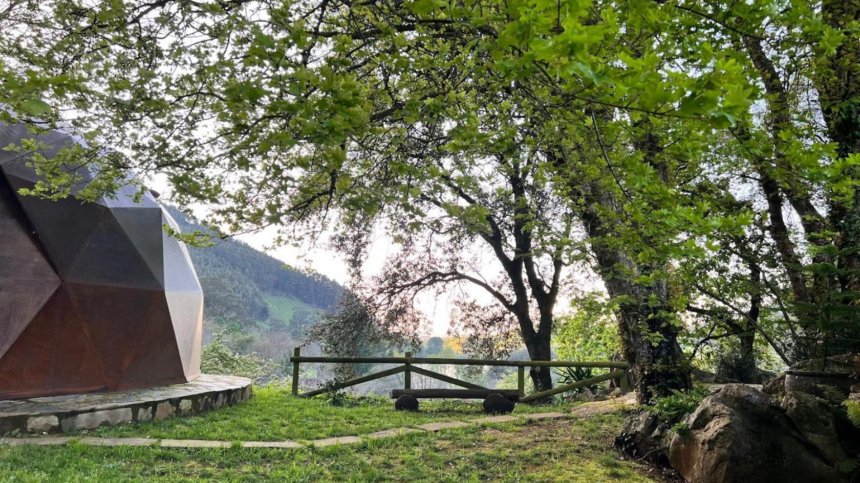 Los Acebos De Pena Cabarga, Cupula Experiencias Sobremazas Exterior foto